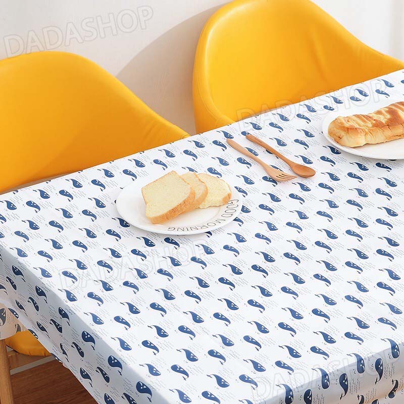 ้ผ้าปูโต๊ะ DF1 ผ้าคลุมโต๊ะอเนกประสงค์ กันเปื้อน กันน้ำ ทำความสะอาดง่าย ผ้าพร็อพถ่ายรูปลายตาราง มี3ขนาด - รูปที่ 6