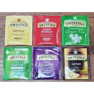 ชา Twinings ทไวนิ่งส์ Set 6 ซอง 6 รส ชาซอง ของแท้