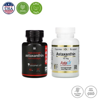 พร้อมส่ง💚Astaxanthin 12mg. - California Gold Nutrition - Sports Research