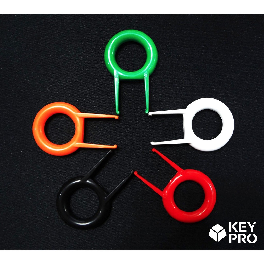 ที่ดึง Keycap พลาสติก Keycap Puller 5 สี ที่ดึงปุ่มคีย์แคป สำหรับ Mechanical Keyboard Mechanical Switch