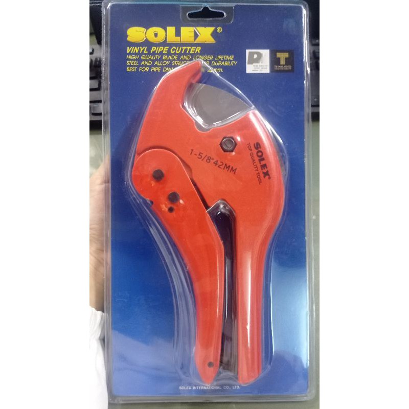 กรรไกรตัดท่อ PVC SOLEX ตัดได้ถึงขนาด 42 mm. ของแท้
