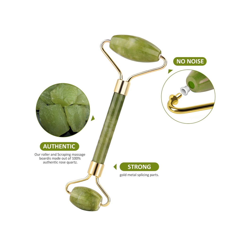 💥หินกัวซาแท้💥ยกกระชับใบหน้าและชะลอวัย เซอร์เพนทีนSerpentine 2ชิ้นหินนวดหน้า ที่นวดหน้าเรียว ที่ลดเหนียง ลดหน้าบวม หน้าใส - รูปที่ 4