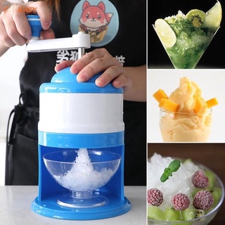 ins♨Portable Hand Crank Manual Ice Shaver Crusher Shredding Snow Cone Maker Machine