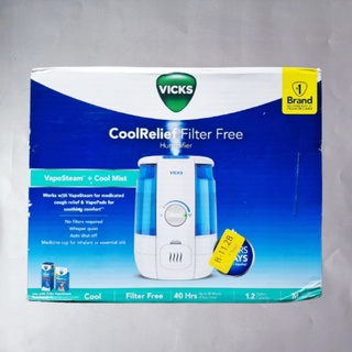 (Vicks®) CoolRelief Filter Free Humidifier Model VUL600 วิคส์ เครื่องทำความชื้น แบบไอเย็น relieves cough, congestion