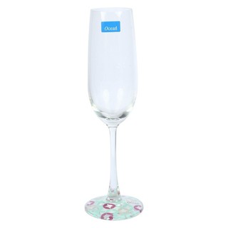 Water glass STEM GLASS OCEAN AQUA GREEN 190ML Tableware Kitchen equipment แก้วน้ำ แก้วก้าน OCEAN AQUA GREEN 190 มล. อุปก