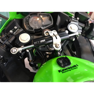 กันสะบัด Ninja 400 ขาจับกันสะบัด บวก ตัวกันสะบัดYSS สีดำ