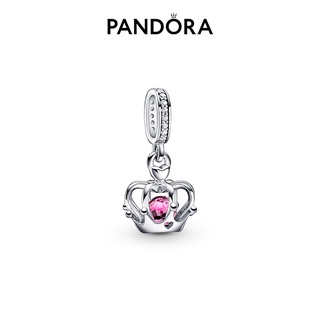 Pandora สร้อยข้อมือเงิน 925 จี้มงกุฎ 100% สําหรับผู้หญิง