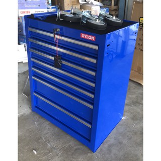 🔥โค้ดINC3LEL3ลด30฿ตู้รถเข็นเก็บเครื่องมือ 7 ลิ้นชัก Tool Cabinet ยี่ห้อ XYLON รุ่น XYL-07X