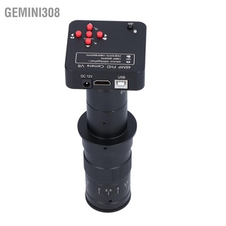 Gemini308 ชุดกล้องจุลทรรศน์ดิจิทัล Hd 48Mp เมาท์ C สําหรับห้องปฏิบัติการอุตสาหกรรม Pcb Ac 100‐240V