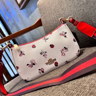 COACH C7973 JES BAGUETTE WITH LADYBUG FLORAL PRINT