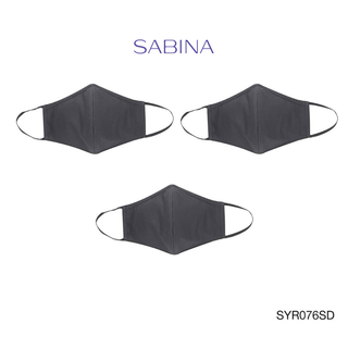 Sabina หน้ากากอนามัย (Set 3 ชิ้น) TRIPLE MASK รหัส SYR076SD สีเทา