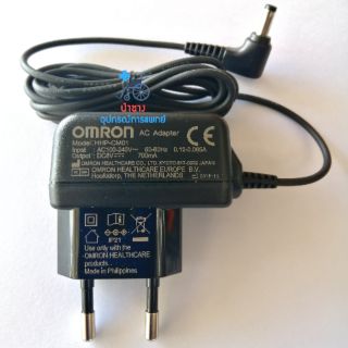 OMRON Adapter 6V_รับประกันของแท้ : อะแดปเตอร์สายเสียบเครื่องวัดความดันยี่ห้อออมรอน