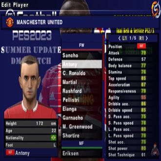 Pes23 Eng ล าส ด100 เเผ นไร Ps2 Shopee Thailand