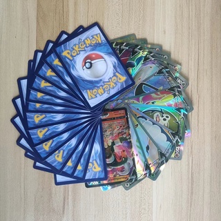 การ์ดเกมโปเกม่อน V Trainer Mega Trading Card Pokémon ของเล่นสะสม สําหรับเด็ก