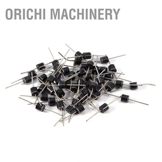 Orichi Machinery 50pcs 10A10 1000V 10A High Voltage Rectifier Diode Rectifying Diodes