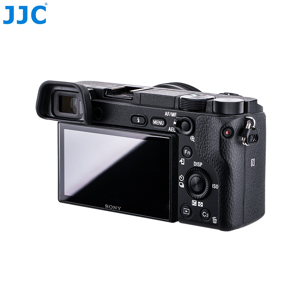 JJC ES-EP10 ยางรองตาซิลิโคนอ่อนนุ่มสำหรับกล้อง Sony a6300 a6100 a6000 NEX6 NEX7 NEX-6 NEX-7, เปลี่ยน FDA-EP10 ช่องมองภาพยางรองตา