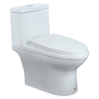 สุขภัณฑ์ 1 ชิ้น NC-8644S-WA 3/4.8L ขาว 1-PIECE TOILET NASCO NC-8644S-WA 3/4.8L WHITE