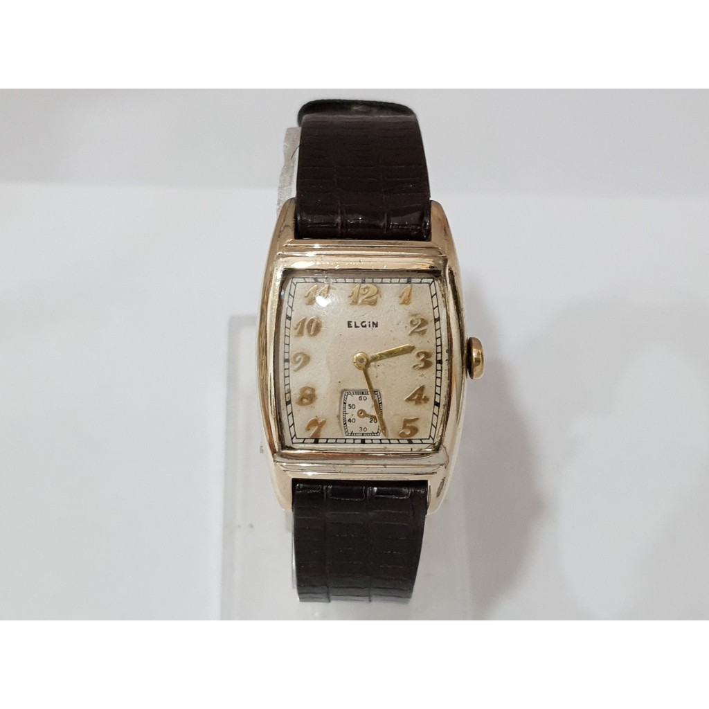 นาฬิกา ELGIN MEN'S VINTAGE 554 15 JEWELS USA NO.109 (ไขลาน)