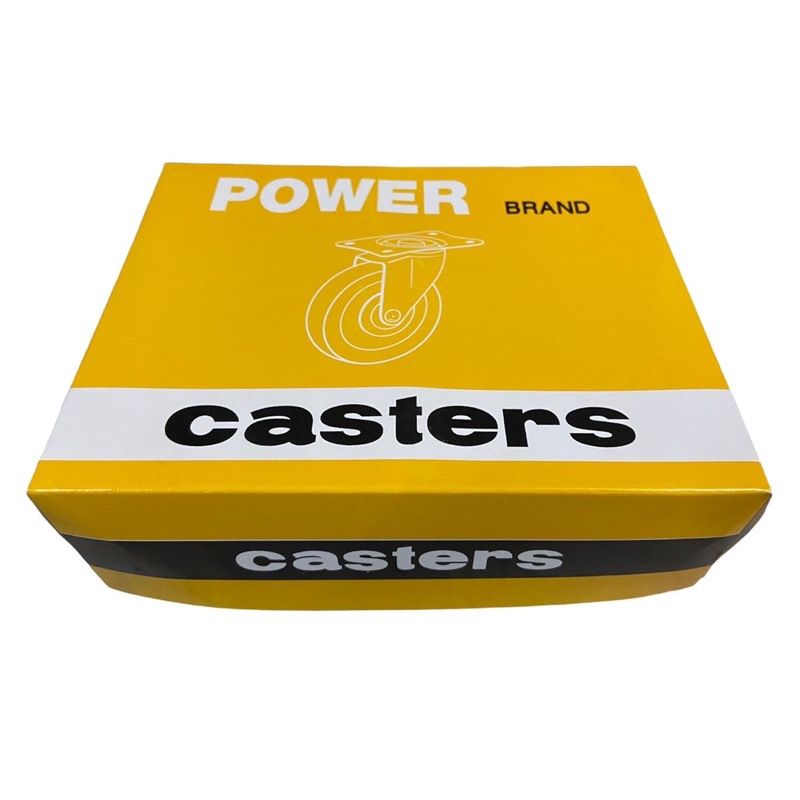 ล้อพลาสติก ล้อไนล่อน 2 นิ้ว Power Casters ล้อแป้นหมุน ล้อรถเข็นชุด 4 ลูก ราคา ถูกที่สุด ดีลบีเคเค แกลเลอรีภาพที่ 2