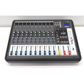 เพาเวอร์มิกเซอร์ มิกเซอร์ 10ช่อง Power Mixer เครื่องเสียง ขยายเสียง Power mixer ( 8 channel ) รุ่น FXQ10/16