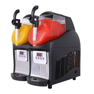 Double Tank Slush Machine 2.5L Ice Cream Maker 300W Snow Melting Machine Commercial Smoothies Granita ice-cream machine