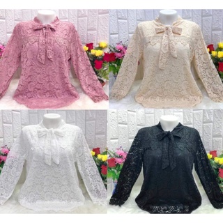 มีอก38-40-42เสื้อลูกไม้เสื้อผ้าลูกไม้ออกงาน เสื้อลูกไม้ใส่สบาย เนื้อผ้านิ่มมีซับใน ลวดลายลูกไม้สวยงาม ดีไซน์เก๋