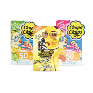 [Clearance Sale]Chupa Chups จูปาจุ๊ปส์ เซรั่มกันแดด SPF50 PA+++ ขนาด 10มล. มีให้เลือก 3 กลิ่น