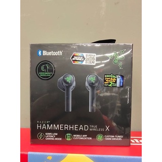 (ใหม่แท้ศูนย์ไทยส่งฟรี)Razer Hammerhead True Wireless X - Earbuds - Black (หูฟังเกมมิ่ง)