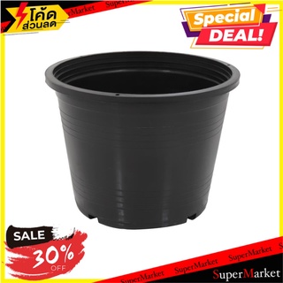 กระถางต้นไม้ SPRING 5.5 นิ้ว สีดำ กระถางต้นไม้และอุปกรณ์ PLANT POT SPRING 5.5" BLACK อุปกรณ์ตกแต่งสวน
