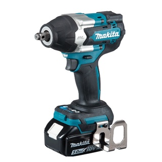 ชุดบล็อคไร้สาย 18V แกน 1/2 นิ้ว MAKITA รุ่น DTW700RTJ พร้อมแบตเตอรี่ 5Ahและแท่นชาร์จ รุ่นชาร์จไว