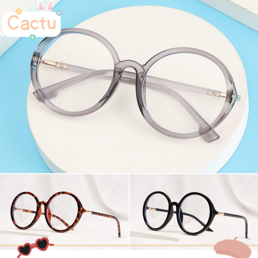 Cactu Women Men Eyeglasses Computer Office Ultra Light Frame Anti Blue Light Glasses Portable 5809