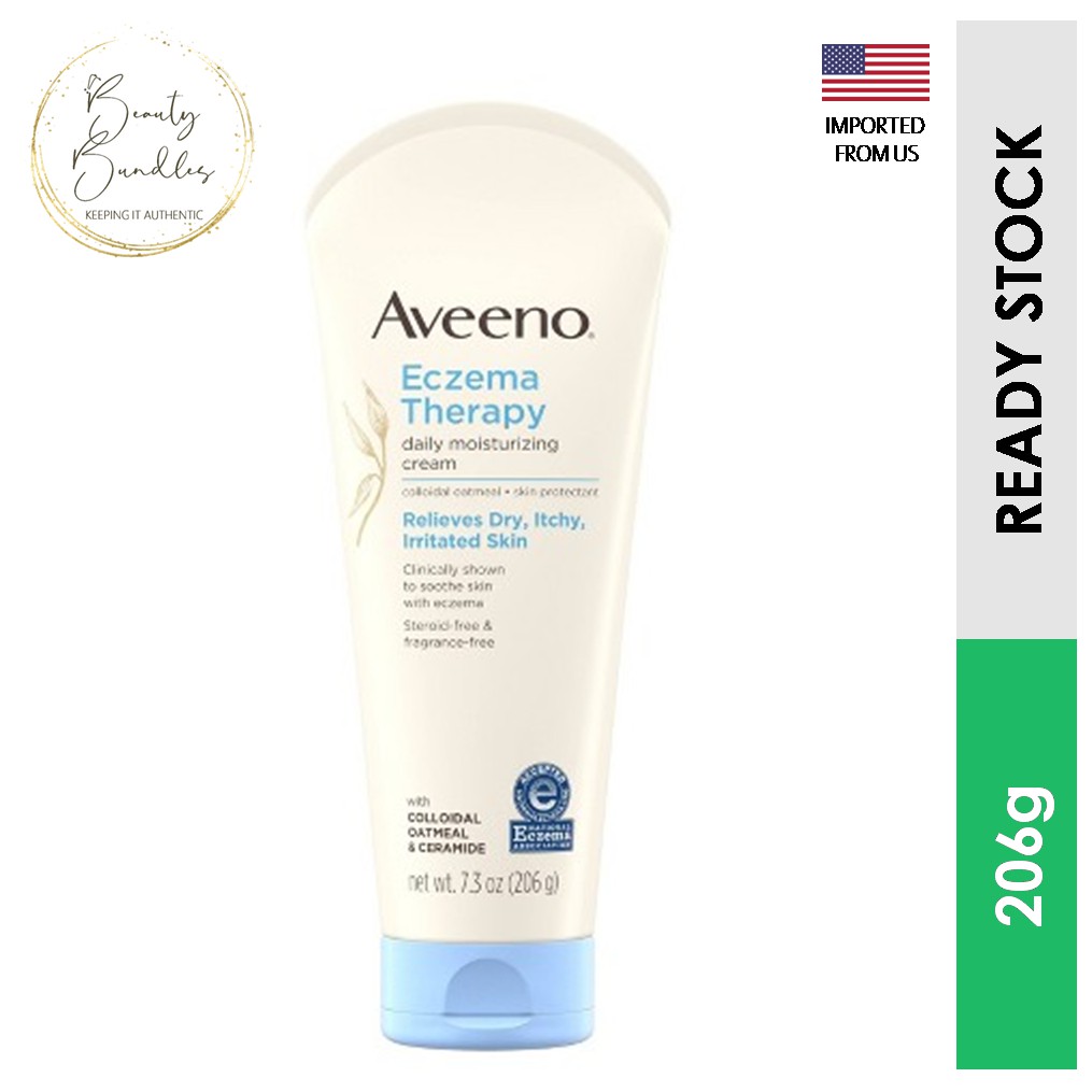 Aveeno Eczema Therapy Daily Moisturizing Cream พร้อมคอลลอยด์โอ๊ต แอนด์ เซราไมด์