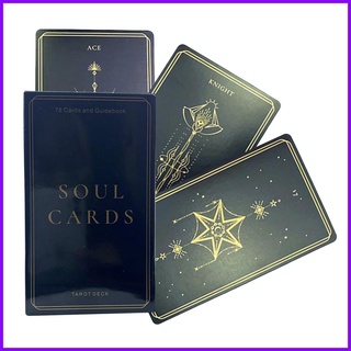 การ์ดไพ่ทาโรต์ ภาษาอังกฤษ Souls Truth Self-Awareness Card Deck Daily Questionsที่จะเปลี่ยนชีวิตของคุณ