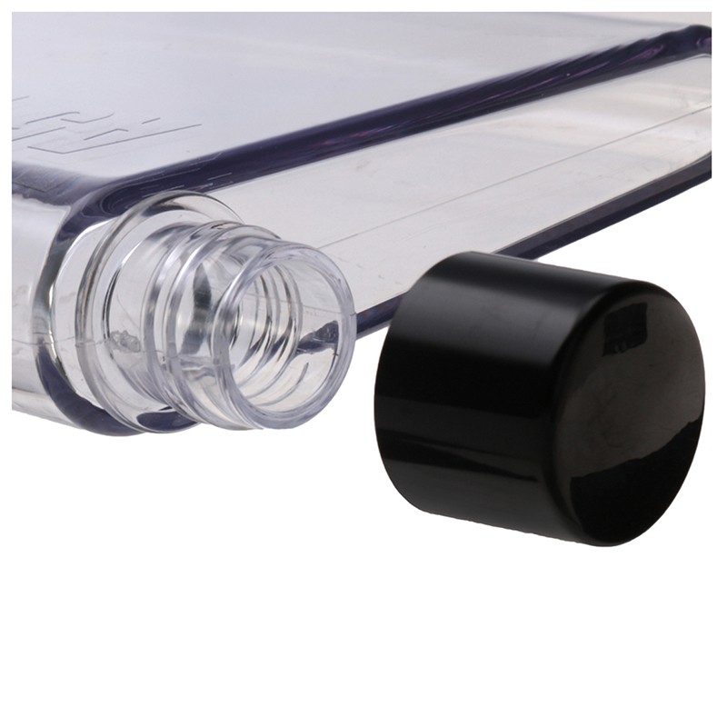 420ml Portable Clear A5 Paper Bottle Flat Water Bottle Cup Kettle ...