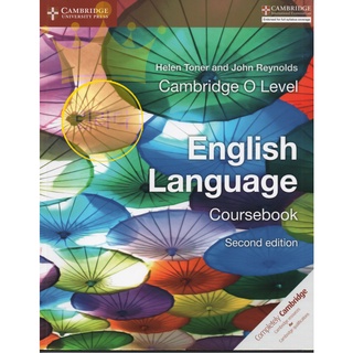 หนังสือ English Language Coursebook Second edition Cambridge O Level Helen Toner and John Reynolds มือสองแทบไม่ได้ใช้ ดี