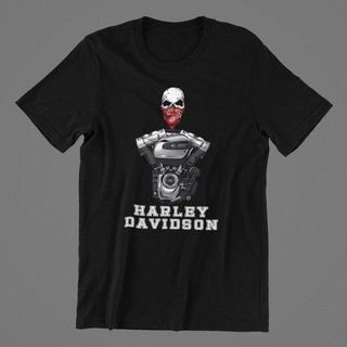 เสื้อยืด พิมพ์ลาย Harley Engine Milwaukee แฟชั่นฤดูร้อน สําหรับผู้ชายS-5XL