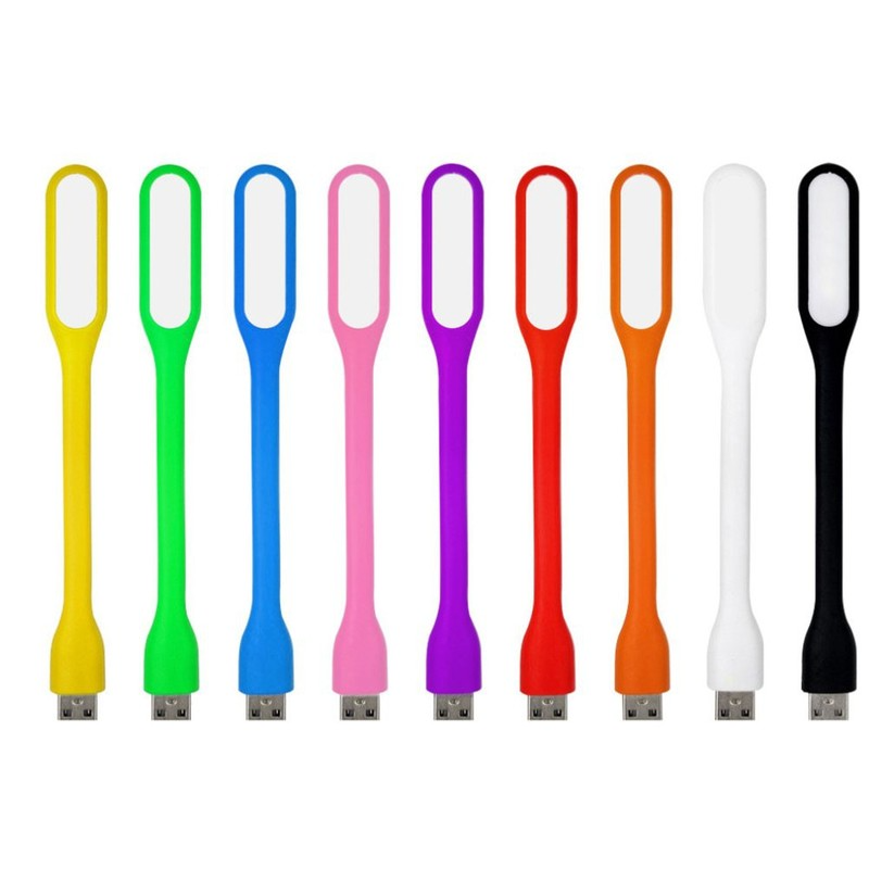 Usb Port โคมไฟ Led ขนาดมินิแบบพกพาสําหรับติดโน้ตบุ้คแบบพกพาสีสุ่ม