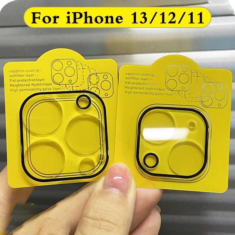 คลุมทั้งหมดกล้องเลนส์ป้องกันสําหรับiphone 16 Promax/16Pro/15 14 13 12 11 Pro MaxกระจกนิรภัยสําหรับiPhone 14/13 Pro Maxฝาครอบกล้อง