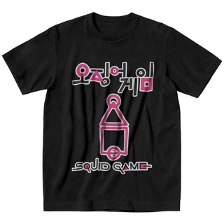 แขนสั้นcrew neckเสื้อยืดแขนสั้น พิมพ์ลาย Squid Game Winner Seong Gi Hun 456 Pure Netflix สไตล์เกาหลี สําหรับผู้ชาย 23938