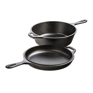 Lodge Cast Iron Combo Cooker ชุดกระทะคอมโบ 2.84 ลิตร (26.67ซม.) LCC3