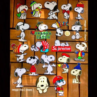 ตัวรีดติดเสื้อ 4ตัว100บาท ตัวรีด snoopy