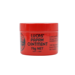 【SUVI】 [ส่งฟรี] Lucas pawpaw Papaya Ointment Universal Ointment Lip Balm Baby Hip Cream 75g