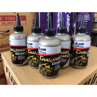 น้ำมันเฟืองท้าย มอเตอร์ไซส์ออโตเมติก ปตท ptt challenger gear AT ขนาด 120 mL.