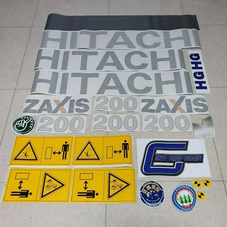 สติ๊กเกอร์ ฮิตาชิ HITACHI ZX200-1 , ZX200-6