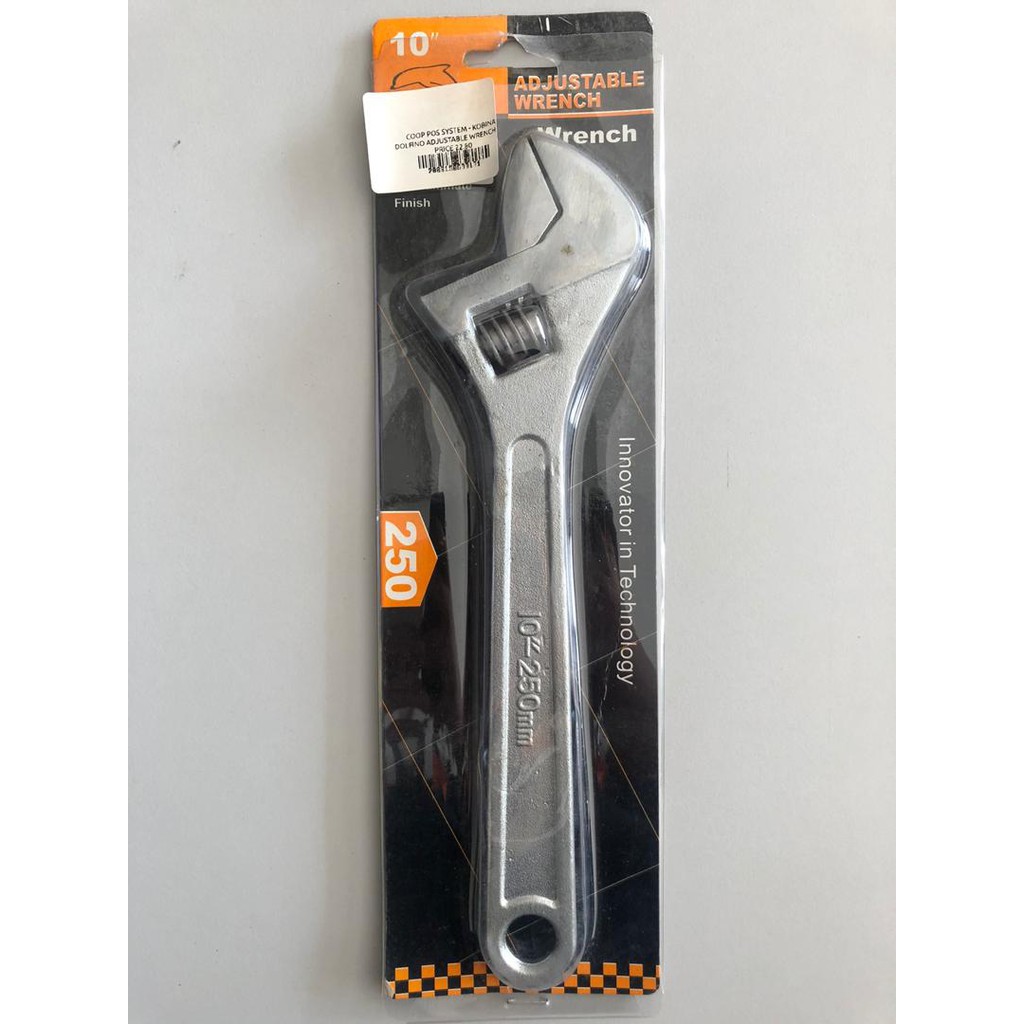 DOLFINO ADJUSTABLE WRENCH 10"