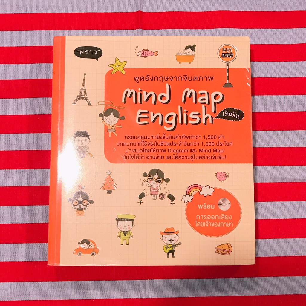 หนังสือพูดอังกฤษจากจินตภาพ (Mind Map English) เข้มข้น (ไม่มี CD ค่ะ)