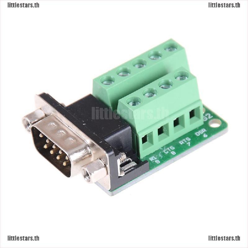 {LUV} 1Pc RS232 To DB9 D SUB Male Connector 9 Pin Adapter Terminal ...