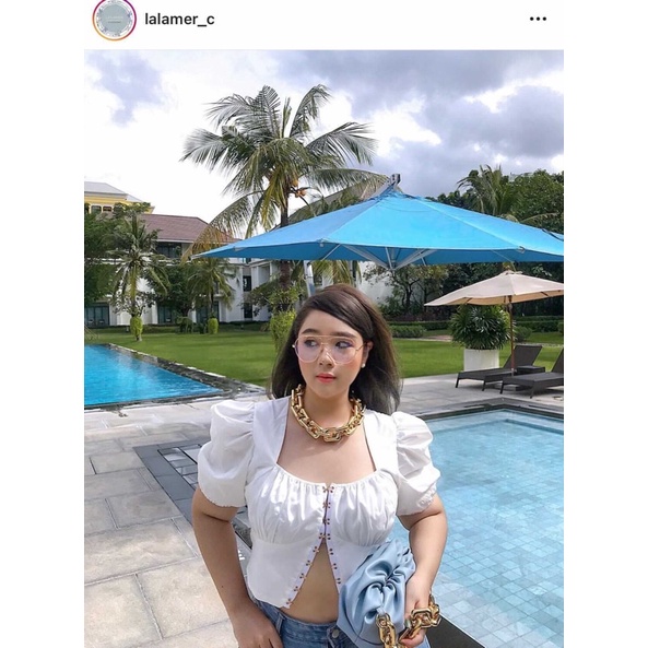 เสื้อขาว Lalamer_c (xl อก38 เอว32 ยาว16) ส่งต่อ 350