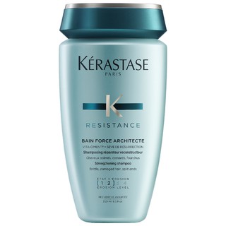 Kerastase Resistance Bain Force Architect 250ml แชมพุสำหรับผมแห้งเสียปานกลางถึงมาก ด้วย Vita ciment ตรงเข้าบำรุงเส้นผมให