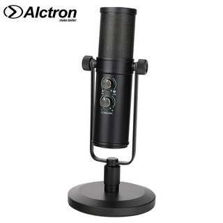 Alctron® UR33 ไมค์คอนเดนเซอร์ ไมค์ USB ไมโครโฟน พร้อมฐานตั้ง สำหรับบันทึกเสียง ปรับมุมได้ 24bit/96KHZ ** ประกัน 1 ปี **